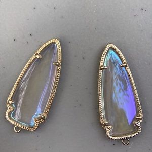 Kendra Scott Gold Dichroic Glass Skylar Earring